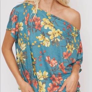 Off-Shoulder Tie-Front Top